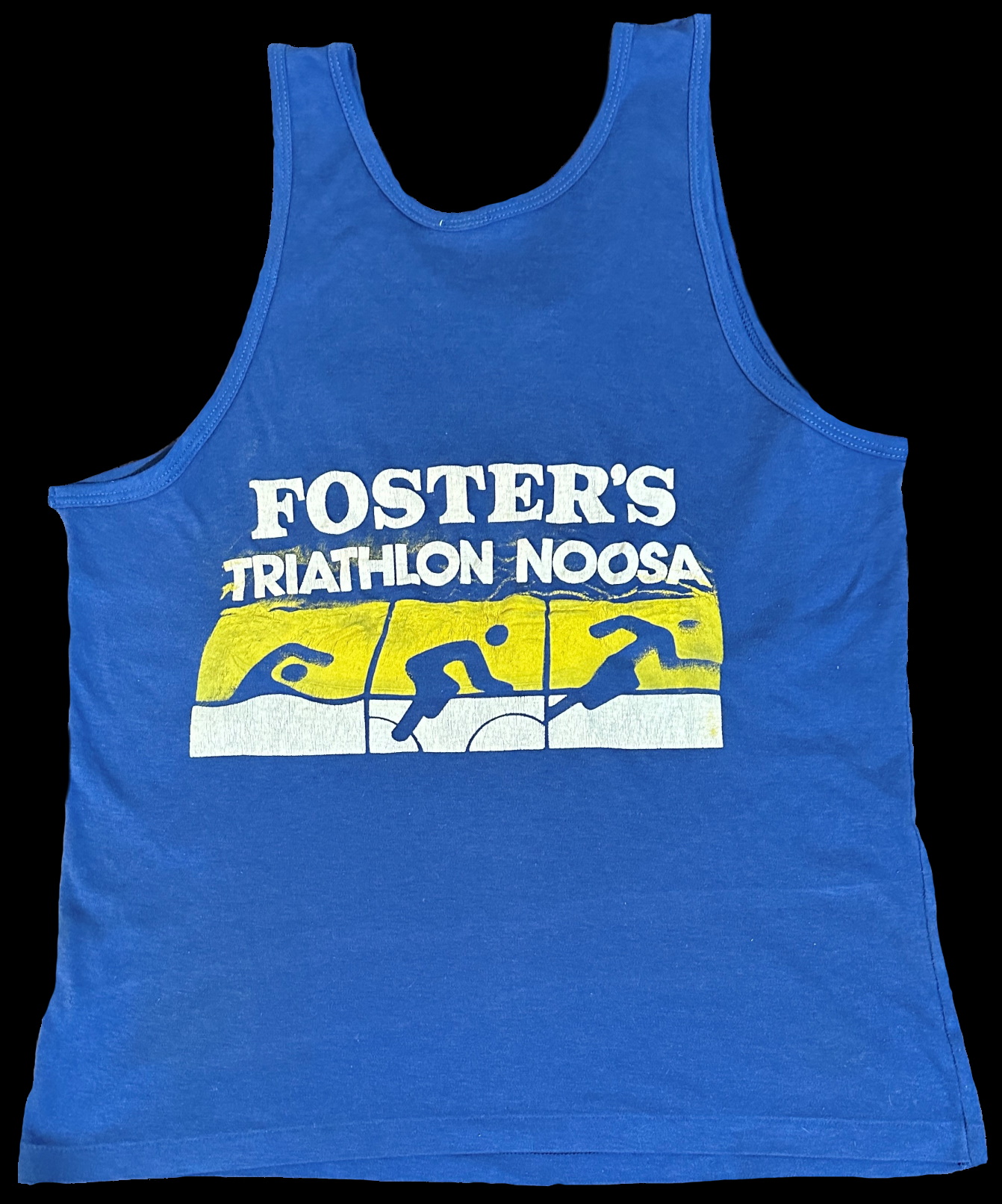 Ron Acutt - Noosa Triathlon 1985 memorabilia - race singlet