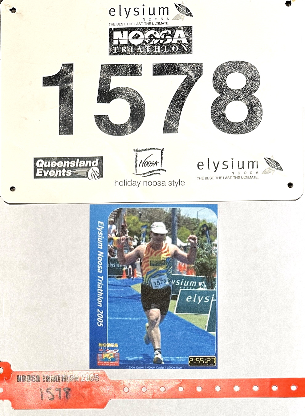Ron Acutt - Noosa Triathlon 2005 memorabilia